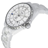 Chanel J12 Automatic GMT White High-Tech Ceramic Ladies Watch #H3103 - Watches of America #2
