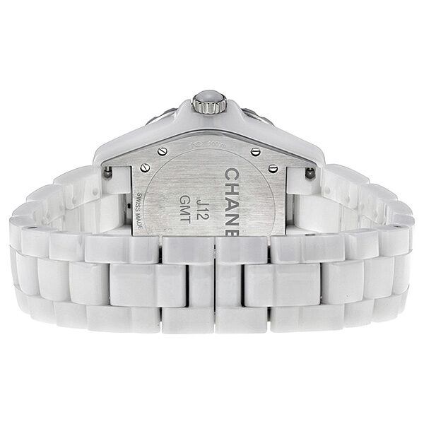 Chanel J12 Automatic GMT White High-Tech Ceramic Ladies Watch #H3103 - Watches of America #3