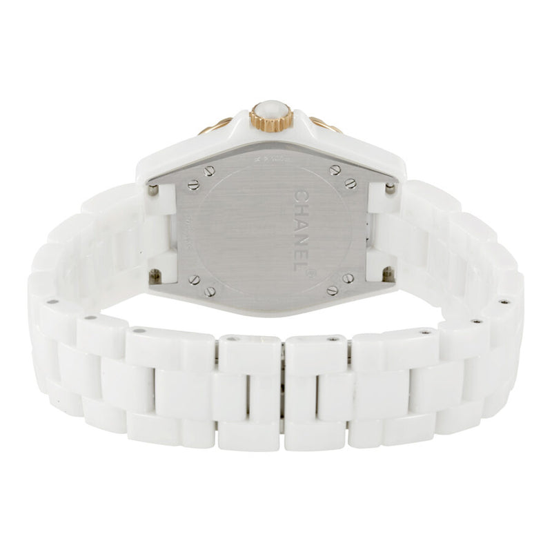 Chanel J12 Automatic White Dial Ceramic Unisex Watch #H3839 - Watches of America #3