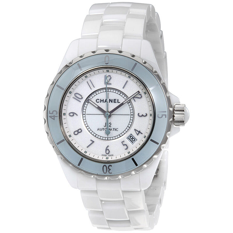Chanel J12 Automatic White Dial Ladies Watch #H4465 - Watches of America