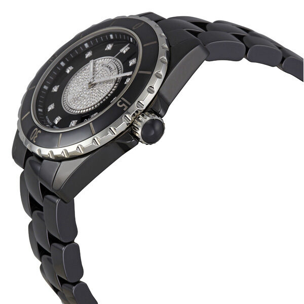 Chanel J12 Black Ceramic Unisex Watch #H1757 - Watches of America #2