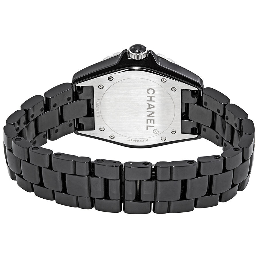 Chanel J12 Automatic Diamond Black Ceramic Watch H3109 – Watches