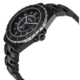 Chanel J12 Black Dial Ceramic Automatic Unisex Watch #H2980 - Watches of America #2