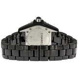 Chanel J12 Black Dial Ceramic Diamond Ladies Watch #H2122 - Watches of America #3
