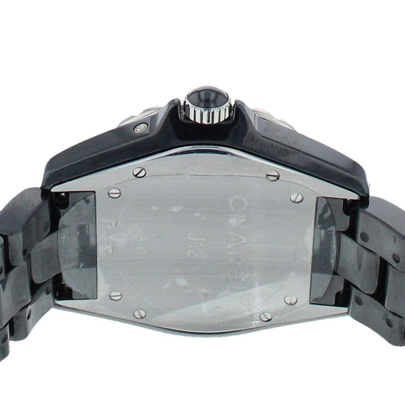 Chanel J12 Black Dial Diamond Black Ceramic Automatic Ladies Watch #H3407 - Watches of America #6