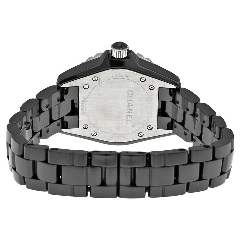 Chanel J12 Black Diamond Dial Quartz Ladies Watch #H2427 - Watches of America #3