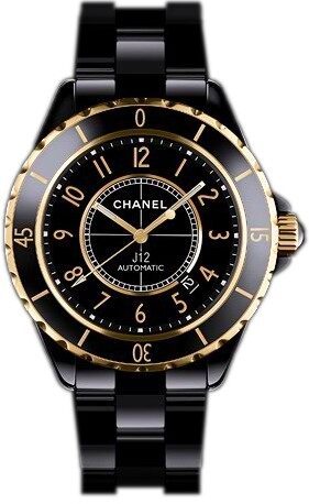Chanel J12 Calibre 3125 Black Ceramic Men's Watch #H2129 - Watches of America