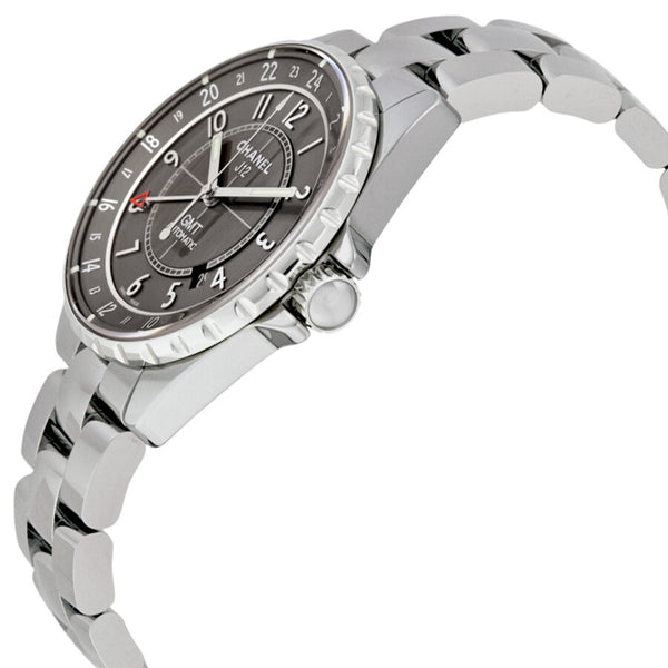 Chanel J12 Chromatic GMT Automatic Charcoal Titanium Ceramic Watch #H3099 - Watches of America #2