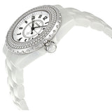 Chanel J12 Diamond White Ceramic Ladies Watch #H0967 - Watches of America #2