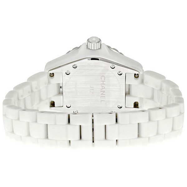 Chanel J12 Diamond White Ceramic Ladies Watch #H0967 - Watches of America #3