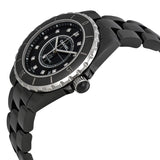 Chanel J12 Diamonds Black Dial Unisex Watch #H1626 - Watches of America #2