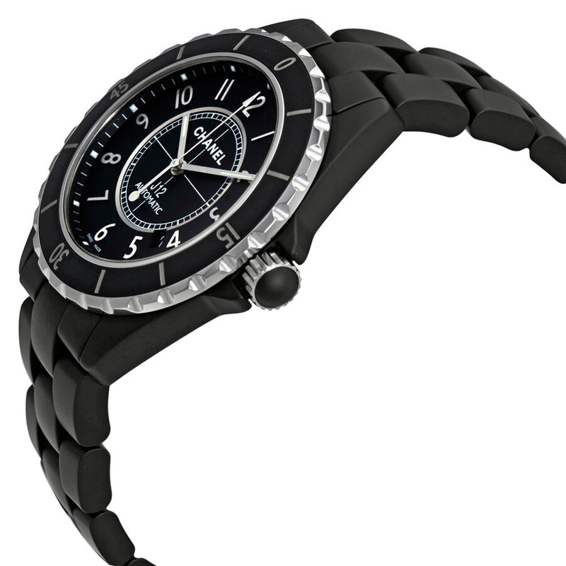 Chanel J12 Matte Black Automatic Ceramic Unisex Watch #H3131 - Watches of America #2