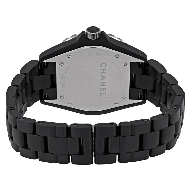 Chanel J12 Matte Black Automatic Ceramic Unisex Watch #H3131 - Watches of America #3