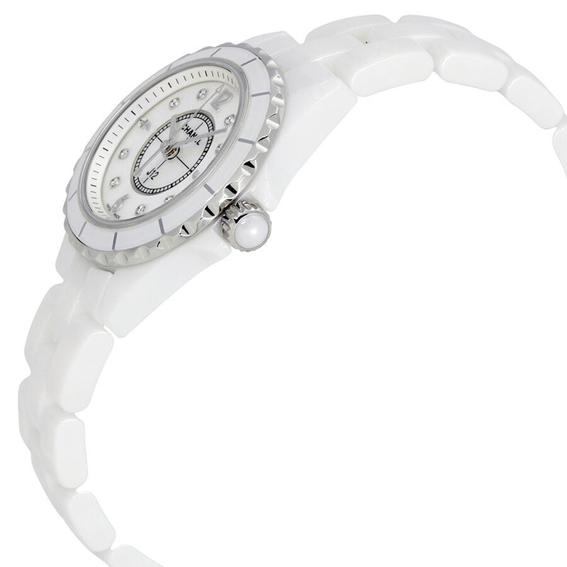 Chanel J12 Mother of Pearl White Ceramic Ladies Watch #H2570 - Watches of America #2