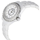 Chanel J12 Mother of Pearl White Ceramic Ladies Watch #H2572 - Watches of America #2