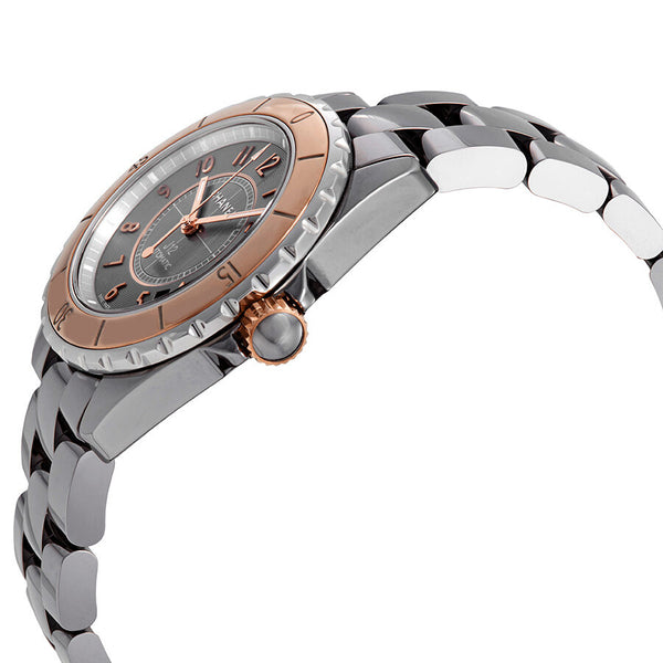 Chanel J12 Automatic Satin Finish Dial Ladies Watch #H4185 - Watches of America #2