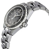 Chanel J12 Titanium Dial Ceramic Ladies Watch #H3242 - Watches of America #2