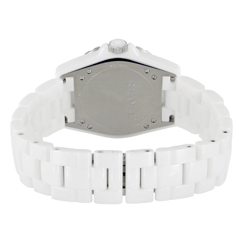 Chanel J12 White Ceramic Diamond Automatic Unisex Watch #H3841 - Watches of America #3