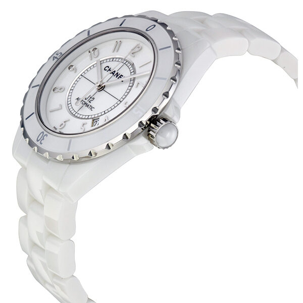 Chanel J12 White Dial Ceramic Automatic Unisex Watch #H2981 - Watches of America #2