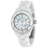 Chanel J12 White Dial Ceramic Ladies Watch #H3826 - Watches of America