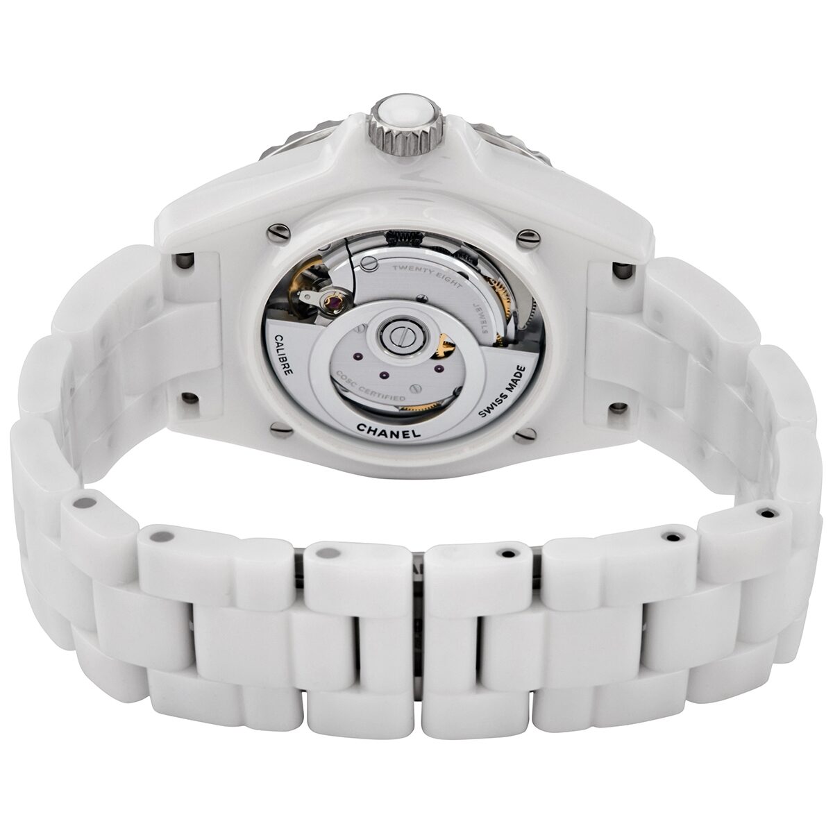Chanel J12 Automatic Diamond Black Dial Ladies Watch H2611
