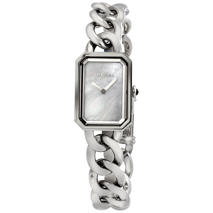 Chanel Premiere Mother of Pearl Dial Stainless Steel Ladies Watch H3251 –  Watches of America