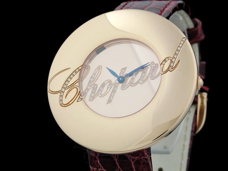 Chopard Chopardissimo Gold Dial Ladies Watch #139253-5001 - Watches of America