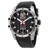 Chopard Classic Racing Superfast Automatic Black Dial Black Rubber Strap Men's Watch  RBK#168536-3001 - Watches of America