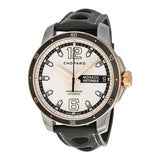 Chopard G.P.M.H Snailed Grey Dial Black Leather Men's Watch #168568-9001 - Watches of America