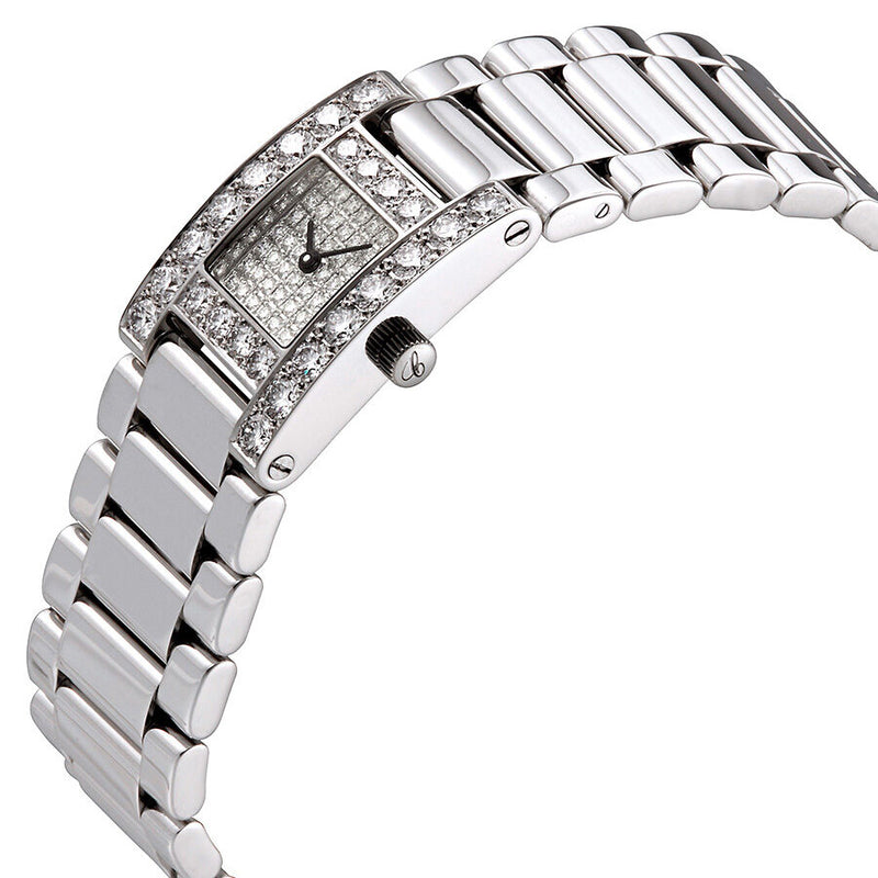 Chopard H-Watch Diamond Dial White Gold Brcelet Ladies Watch #106928-1001 - Watches of America #2