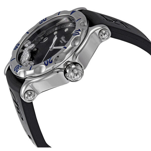 Chopard Happy Beach Diamond Fish Steel Black Unisex Watch #28/8347-8 - Watches of America #2