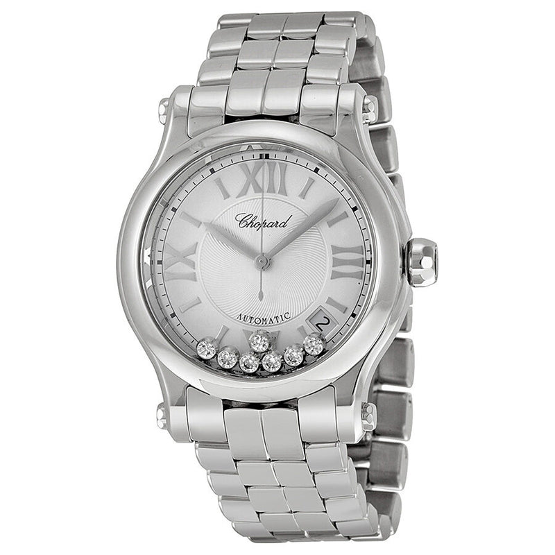 Chopard Happy Sport Automatic Silver Dial Ladies Watch #278559-3002 - Watches of America