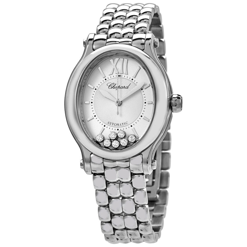 Chopard Happy Sport Automatic Silver Dial Ladies Watch #278602-3002 - Watches of America