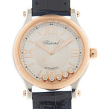 Chopard Happy Sport Automatic Silver Dial Ladies Watch #278608-6001 - Watches of America