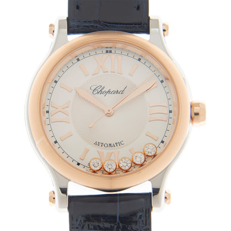 Chopard Happy Sport Automatic Silver Dial Ladies Watch #278608-6001 - Watches of America #2