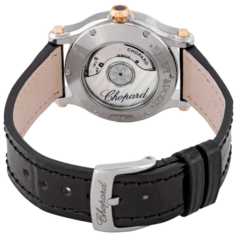 Chopard Happy Sport Automatic Rose Gold & Stainless Steel Ladies Watch #278573-6020 - Watches of America #3