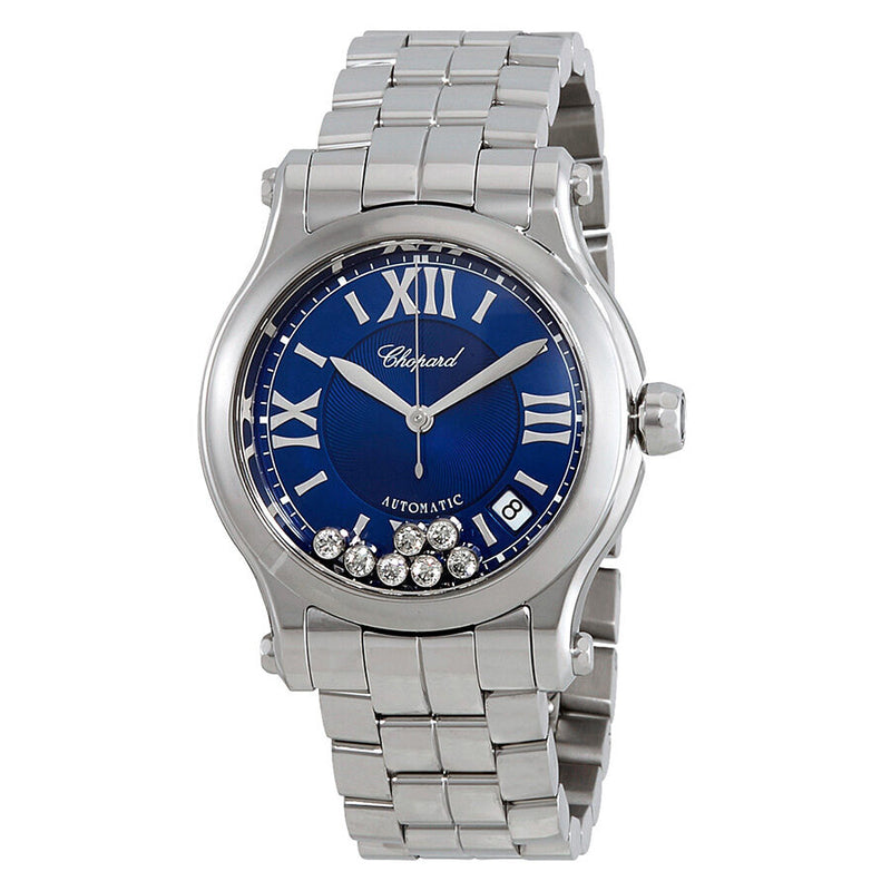 Chopard Happy Sport Blue Dial Automatic Ladies Watch #278559-3009 - Watches of America