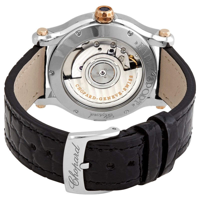 Chopard Happy Sport Diamond Automatic Rose Gold & Stainless Steel Ladies Watch #278559-6003 - Watches of America #3