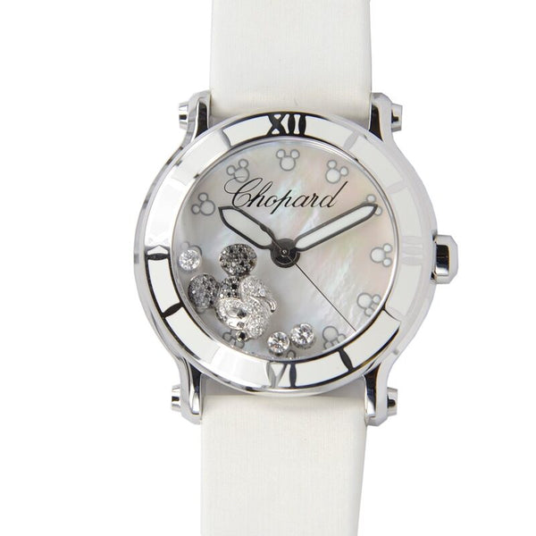 Chopard Happy Sport Diamond Mickey Mouse Mother Of Pearl Dial