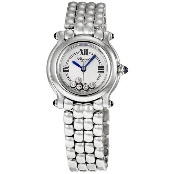 Chopard Happy Sport Diamond Steel Ladies Watch #27/8250-23 - Watches of America