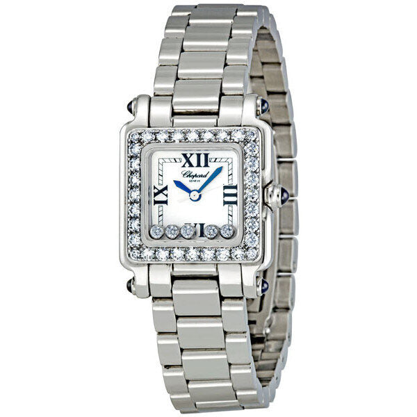 Chopard Happy Sport Diamond Steel Mini Ladies Watch #27/8895-23/11 - Watches of America