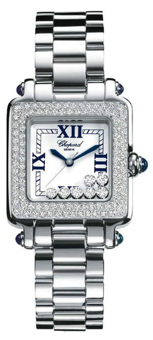 Chopard Happy Sport Diamond Steel Unisex Watch #27/8358-23 - Watches of America