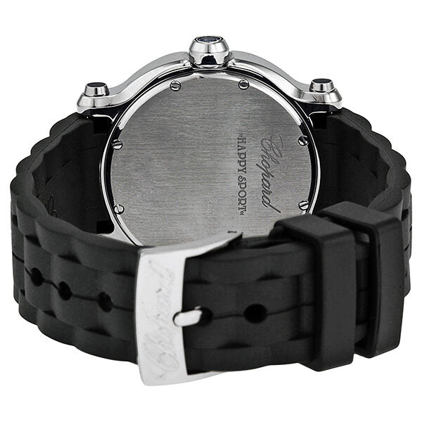 Chopard Happy Sport Floating Diamonds Black Dial Ladies Watch #278551-3002 - Watches of America #3