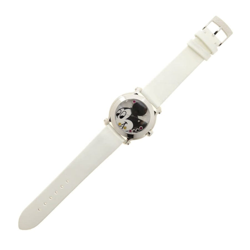 Chopard Happy Sport II Mother of Pearl Dial White Satin Ladies Watch #278475-3032 - Watches of America #3