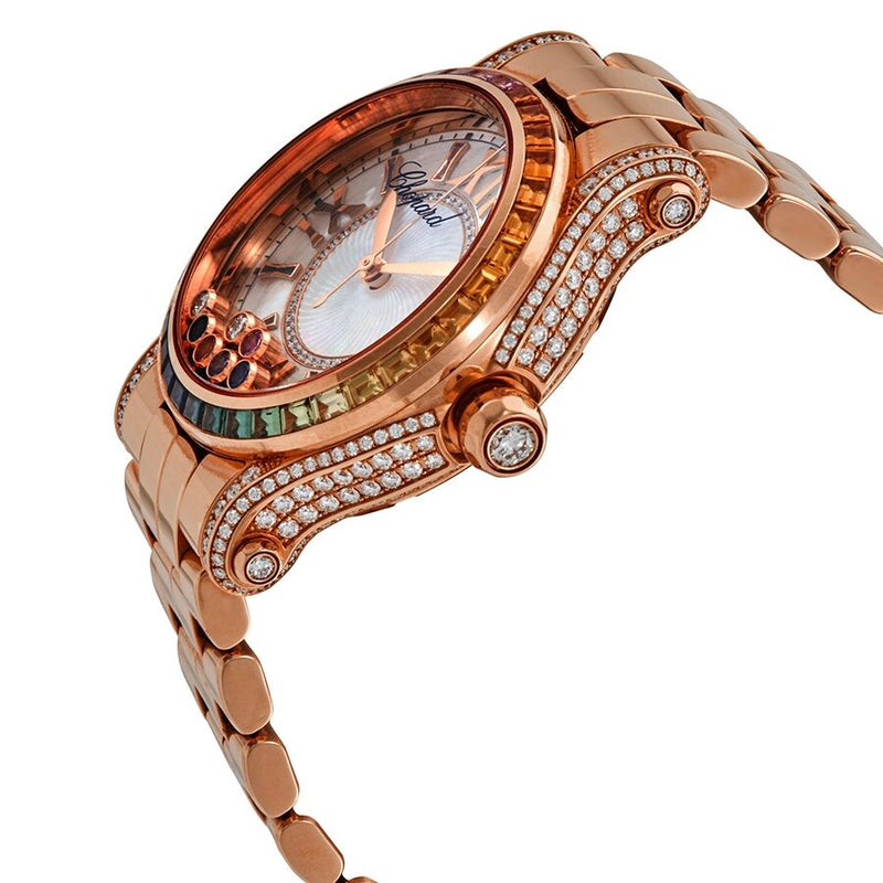 Chopard Happy Sport Ladies 18kt Rose Gold Automatic Watch #274891-5008 - Watches of America #2