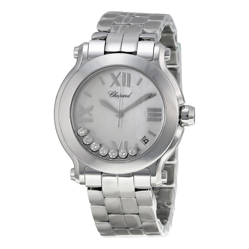 Chopard Happy Sport Ladies Diamond Watch #278477-3002 - Watches of America