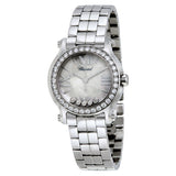 Chopard Happy Sport Mother of Pearl Dial  Ladies Watch 2785093010#278509-3010 - Watches of America