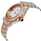 Chopard Happy Sport Oval Diamond 18kt Rose Gold and Stainless Steel Ladies Watch 278546-6004#27/8546-6004 - Watches of America #2
