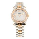 Chopard Happy Sport Quartz Diamond White Dial Ladies Watch #278590-6004 - Watches of America #3