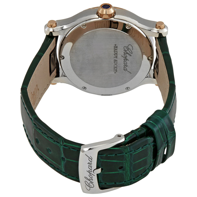 Chopard Happy Sport Quartz Green Dial Ladies Watch #278582-6005 - Watches of America #3